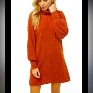 Sweater mini dress, M